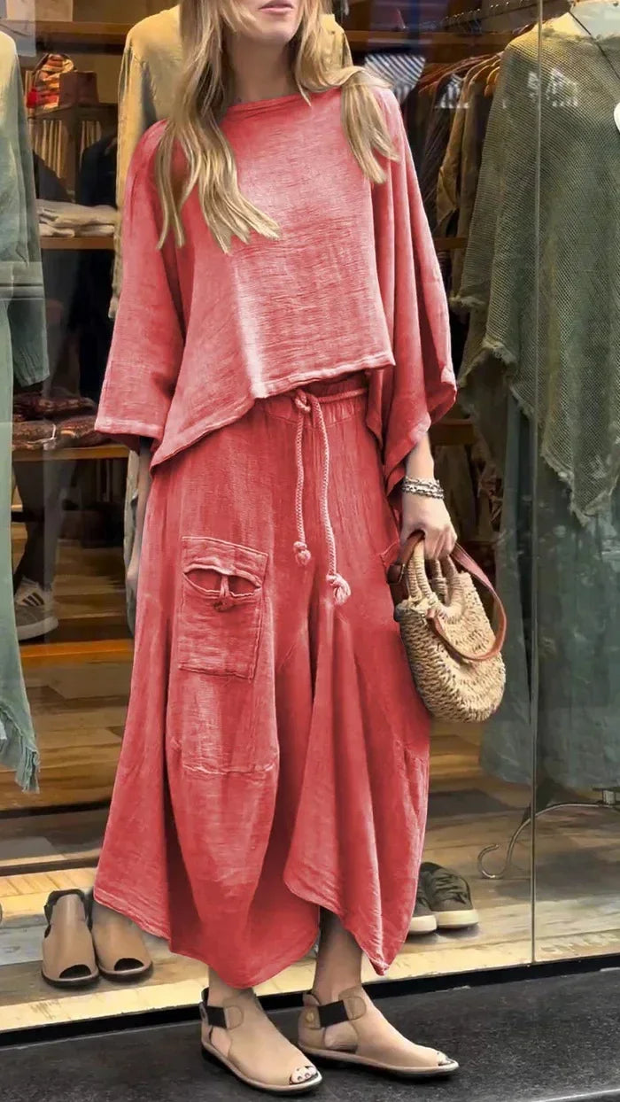 Pamela - Loose Casual Irregular Set