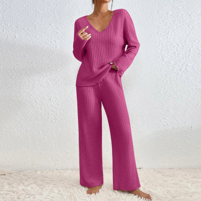 Vayla - COZY RIBBED LOUNGE SET WITH RELAXED FIT