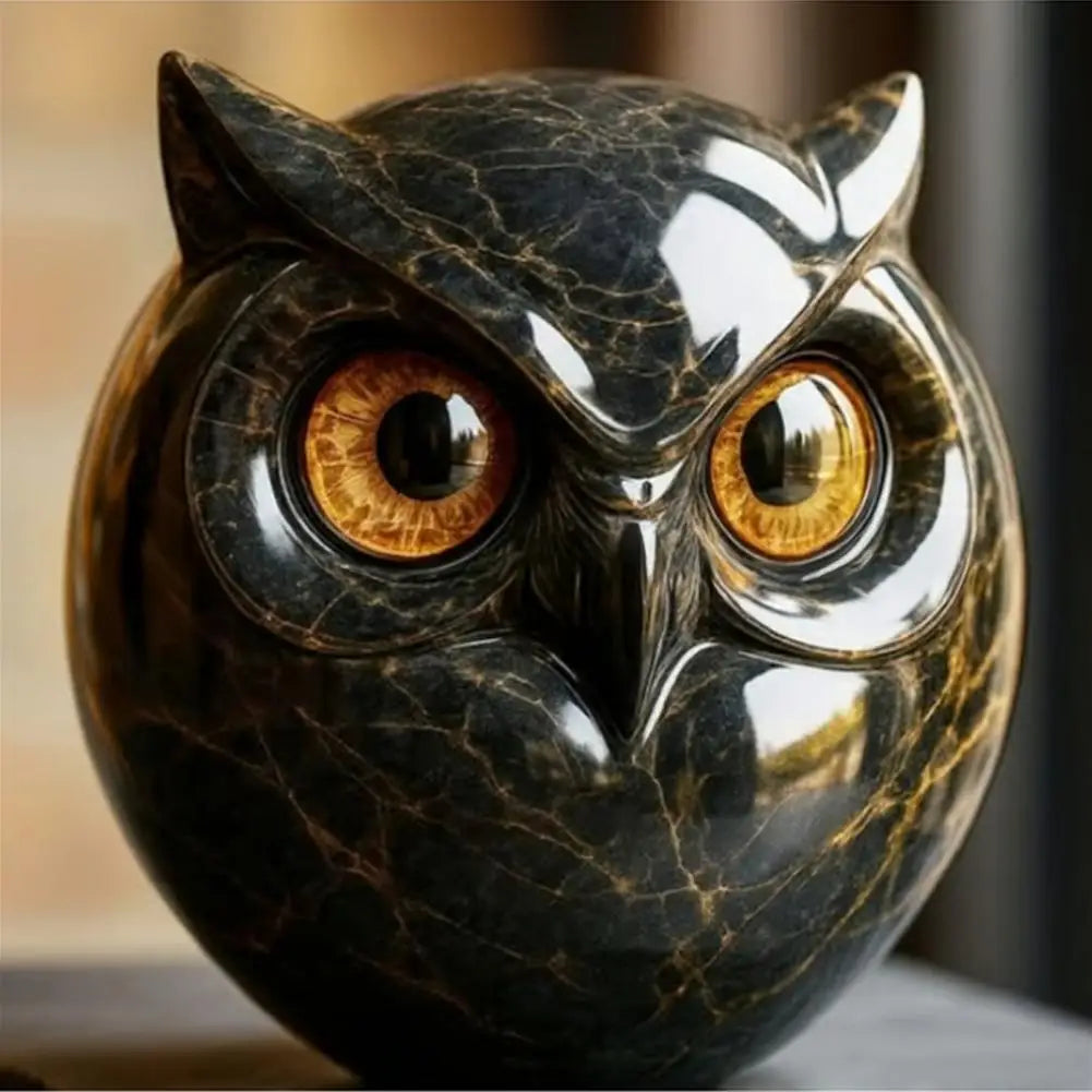 Athena - Owl Stone Sculpture
