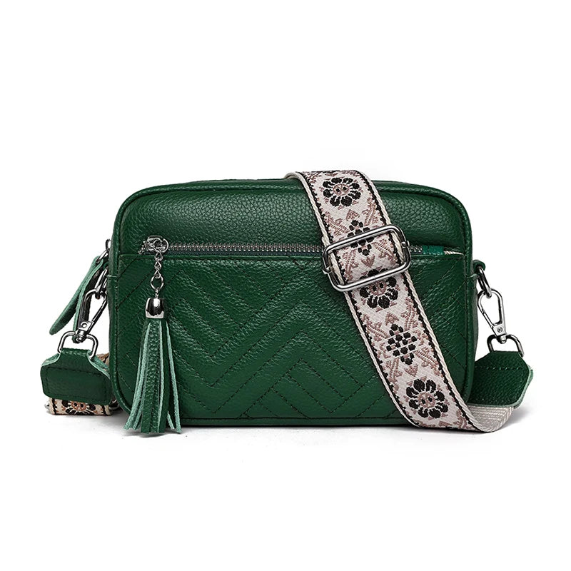 Bianca - Refined Leather Shoulder Bag