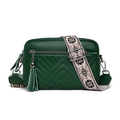 Bianca - Refined Leather Shoulder Bag