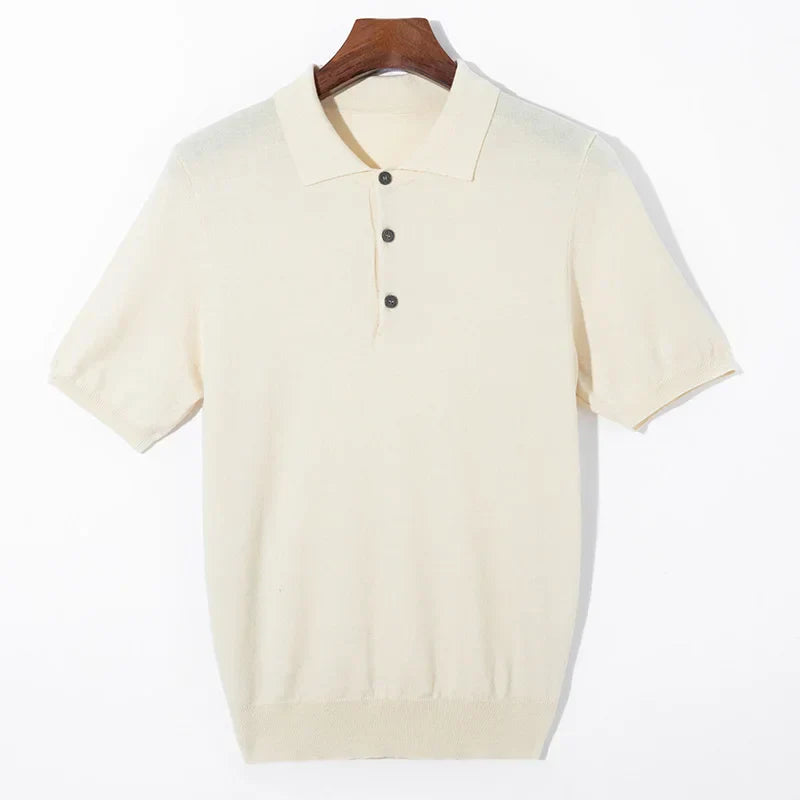 Lorenzi - Silk and Wool Polo Shirt