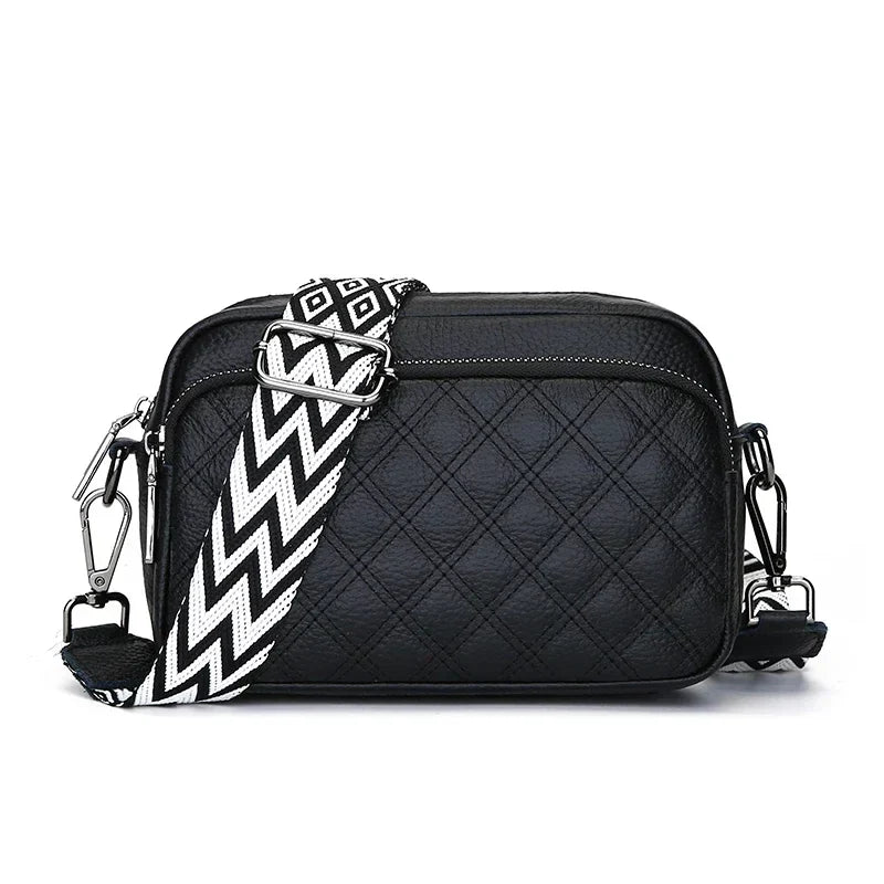 Belle - Refined Leather Shoulder Bag