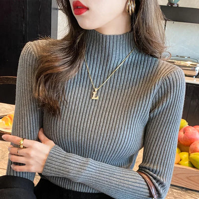 Stacy - Slim-fit Knitted Sweater