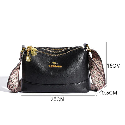 Addison - Refined Leather Shoulder Bag