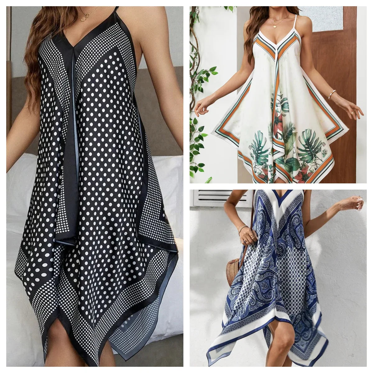 Zora - Sexy Spaghetti Asymmetrical Dress