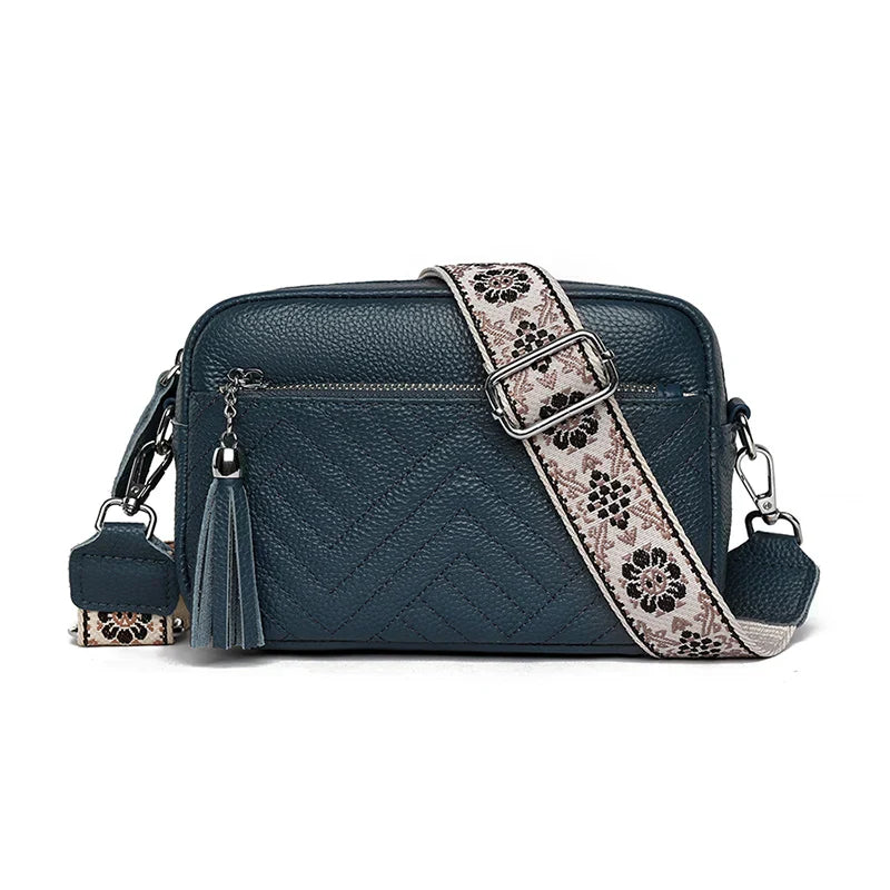 Bianca - Refined Leather Shoulder Bag