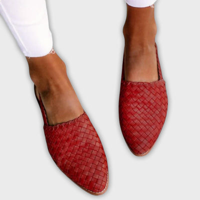 Rosenwyn - Slip-On Buckle Flat Sandals for Effortless Style and Comfort