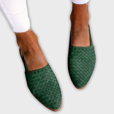 Rosenwyn - Slip-On Buckle Flat Sandals for Effortless Style and Comfort