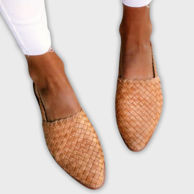 Rosenwyn - Slip-On Buckle Flat Sandals for Effortless Style and Comfort