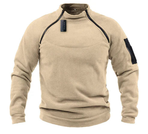 Jomartson - Military-style fleece sweater