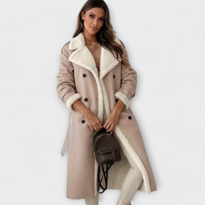 Luna - Classic Long Jacket with Fleece Lining