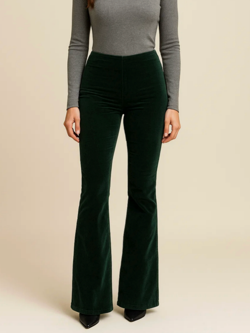 Chloe - Corduroy Flare Pants