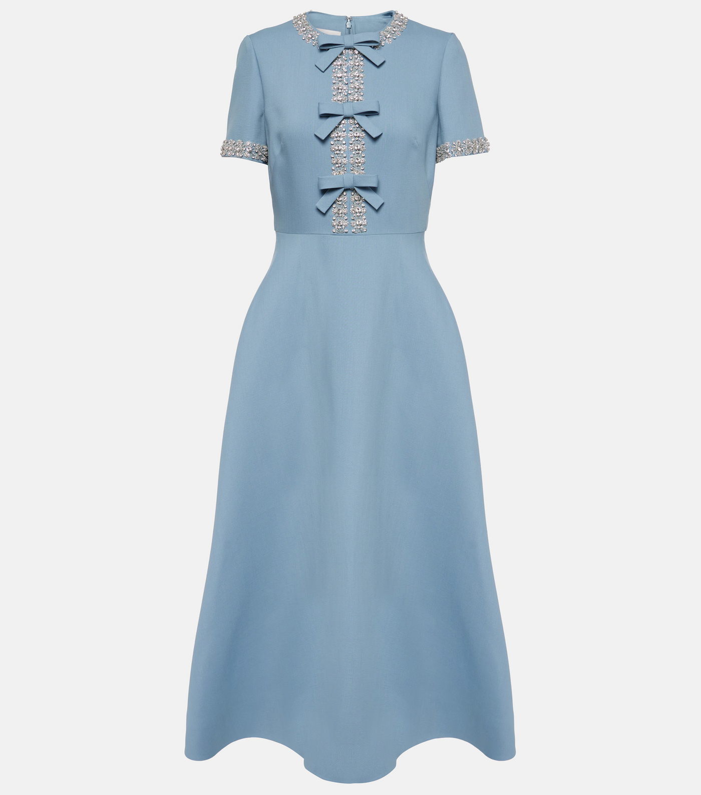 Raffaella™ - Flared Dress with Bows and Beads