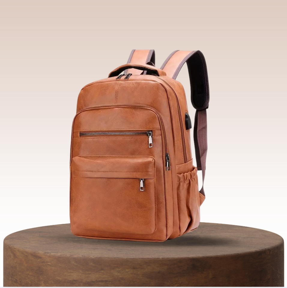 Theo - Premium Leather Backpack