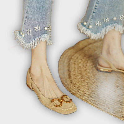 Riley - Elegant Orthopedic Square Heel Sandals