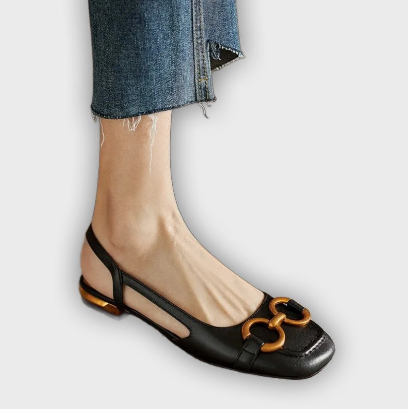 Riley - Elegant Orthopedic Square Heel Sandals
