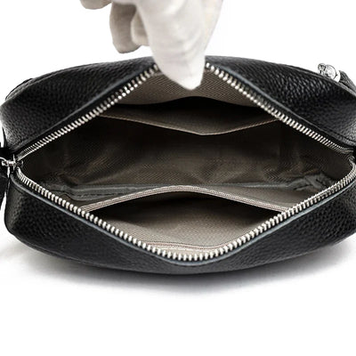 Bianca - Refined Leather Shoulder Bag