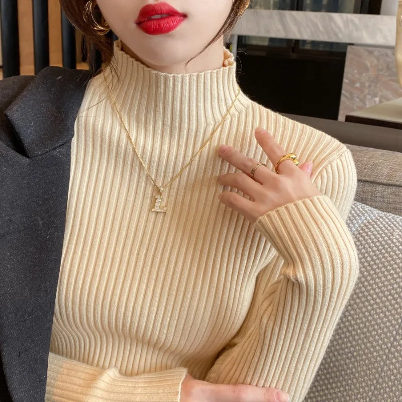 Stacy - Slim-fit Knitted Sweater