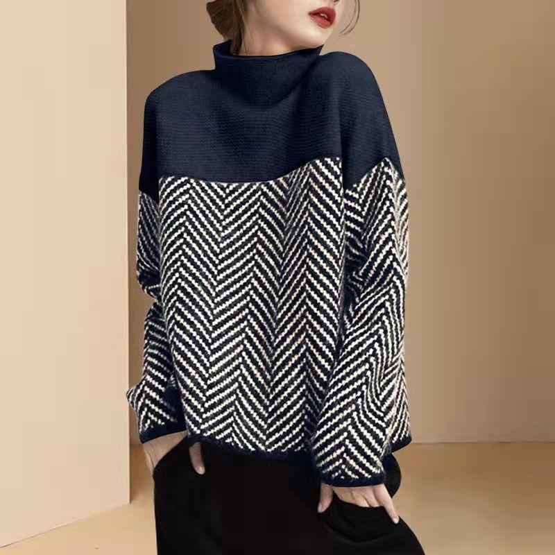 Carla - Cozy Contrast Sweater