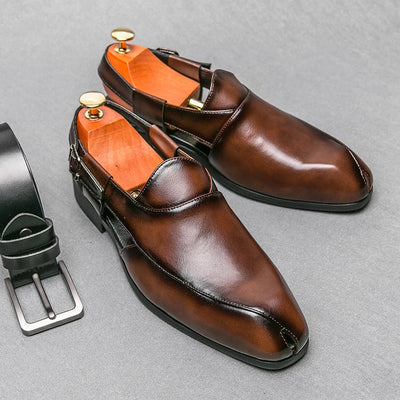 Fairford - Leather Cutout Loafers