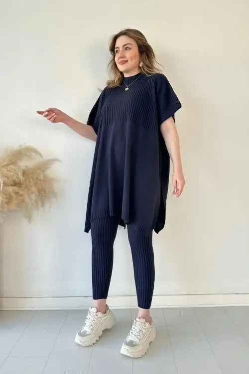 Monica - Stretch Knitted Two-piece Set