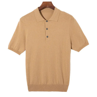 Lorenzi - Silk and Wool Polo Shirt