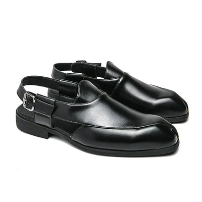 Fairford - Leather Cutout Loafers