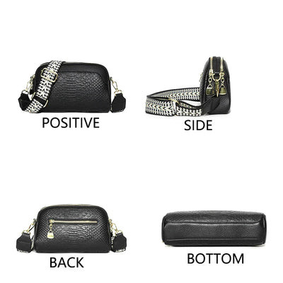Amara - Refined Leather Shoulder Bag