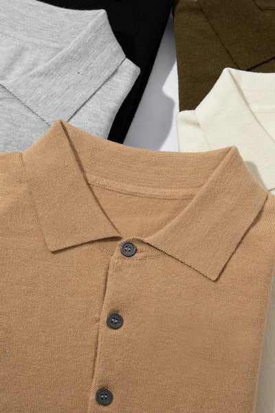 Lorenzi - Silk and Wool Polo Shirt