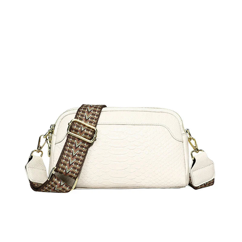 Amara - Refined Leather Shoulder Bag