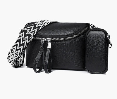 Nina - Refined Leather Shoulder Bag
