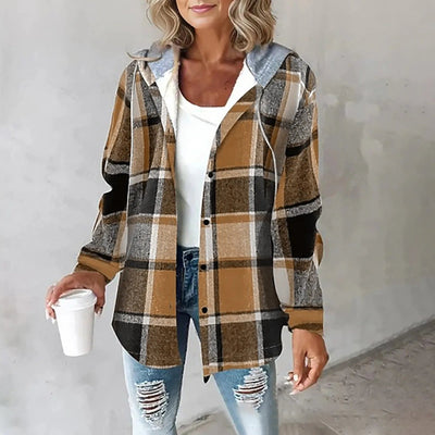 Bella - Stylish plaided jacket