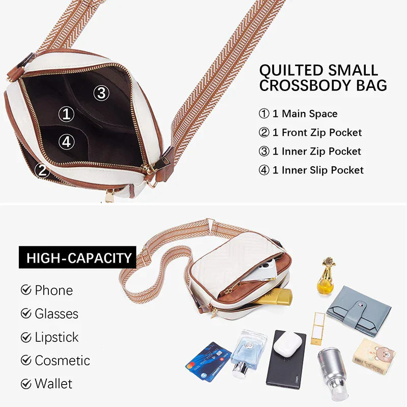 Ariana - Refined Leather Shoulder Bag