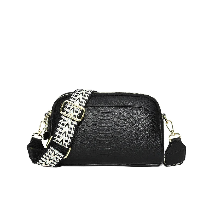 Amara - Refined Leather Shoulder Bag