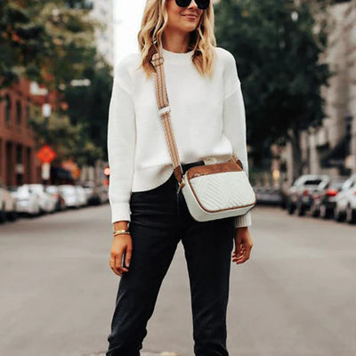 Ariana - Refined Leather Shoulder Bag