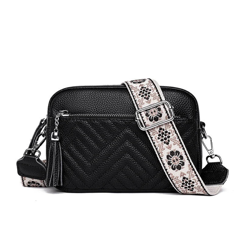 Bianca - Refined Leather Shoulder Bag