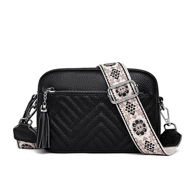 Bianca - Refined Leather Shoulder Bag