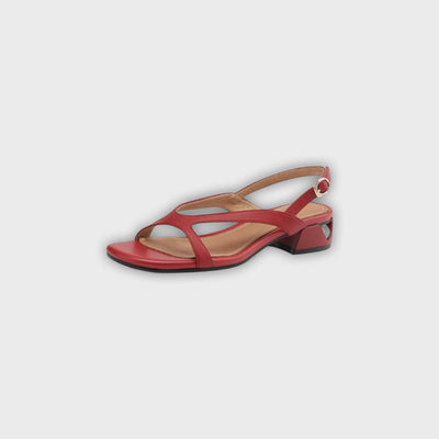 Evelyn - Elegant Minna Flat Sandals with a Refined Finish