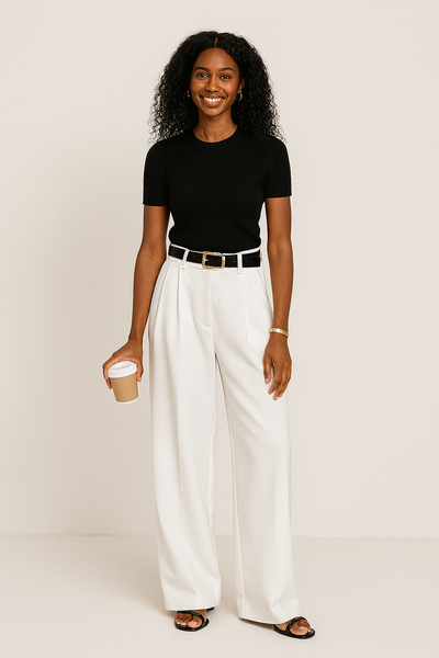 Taryn Wide-Leg Trousers - EFFORTLESSLY STYLISH AND COMFORTABLE TROUSERS