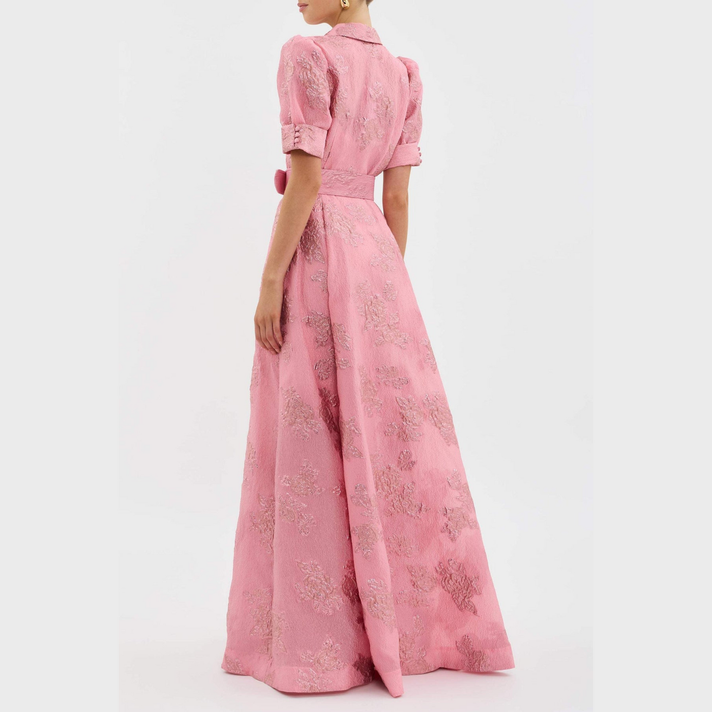Beatrice™ - Pink Dress with Balloon Sleeves