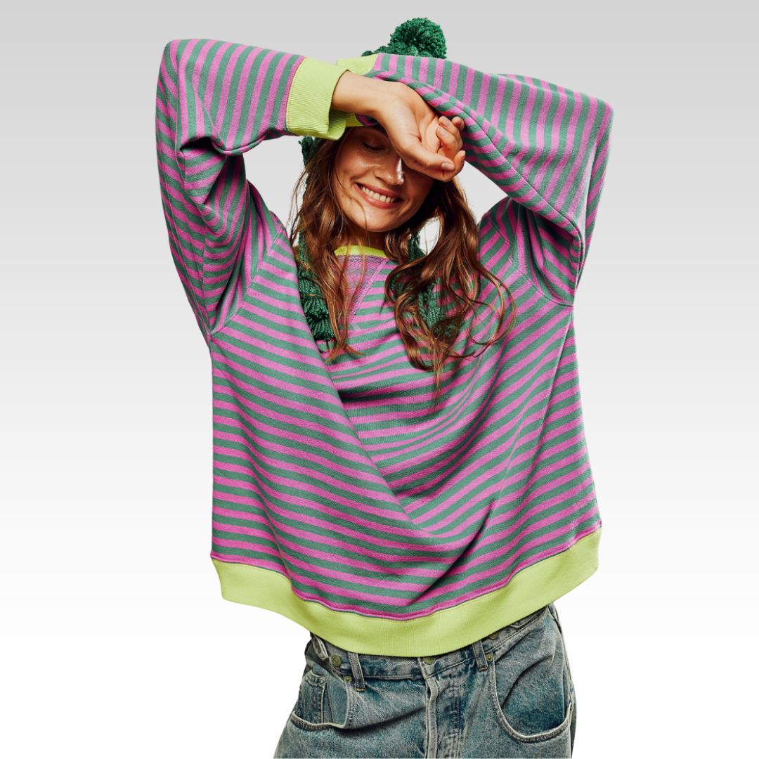 Mana - Striped Oversized Sweater