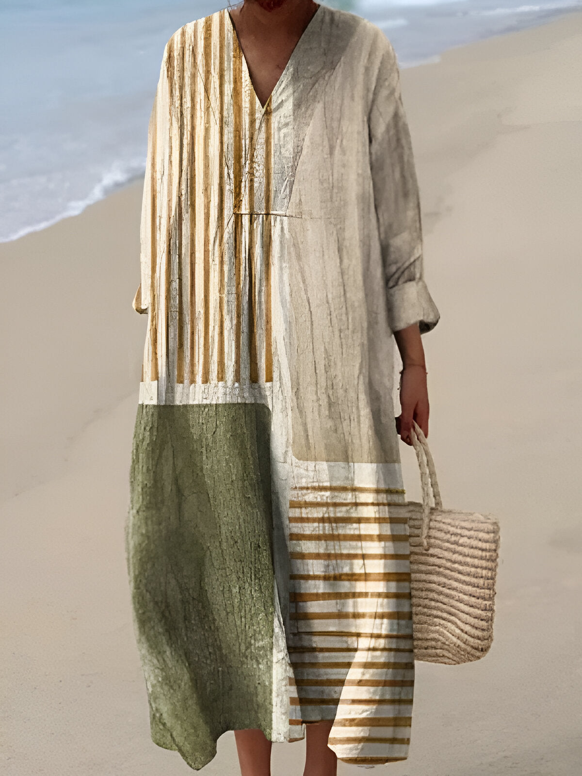 Imelda - Elegant Geometric Dress