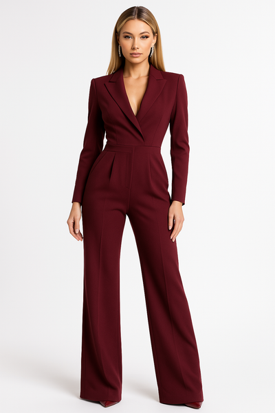 Aislyn - ELEGANT WIDE-LEG JUMPSUIT WITH FLATTERING SILHOUETTE