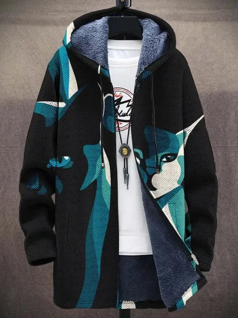 Anna - Artistic Print Coat