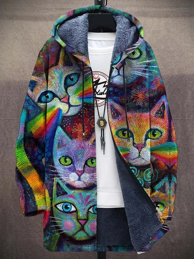 Anna - Artistic Print Coat
