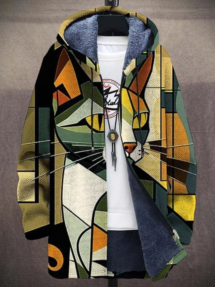 Anna - Artistic Print Coat