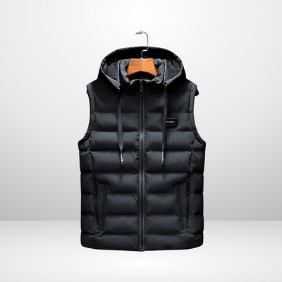 Pedro - Padded vest with hood