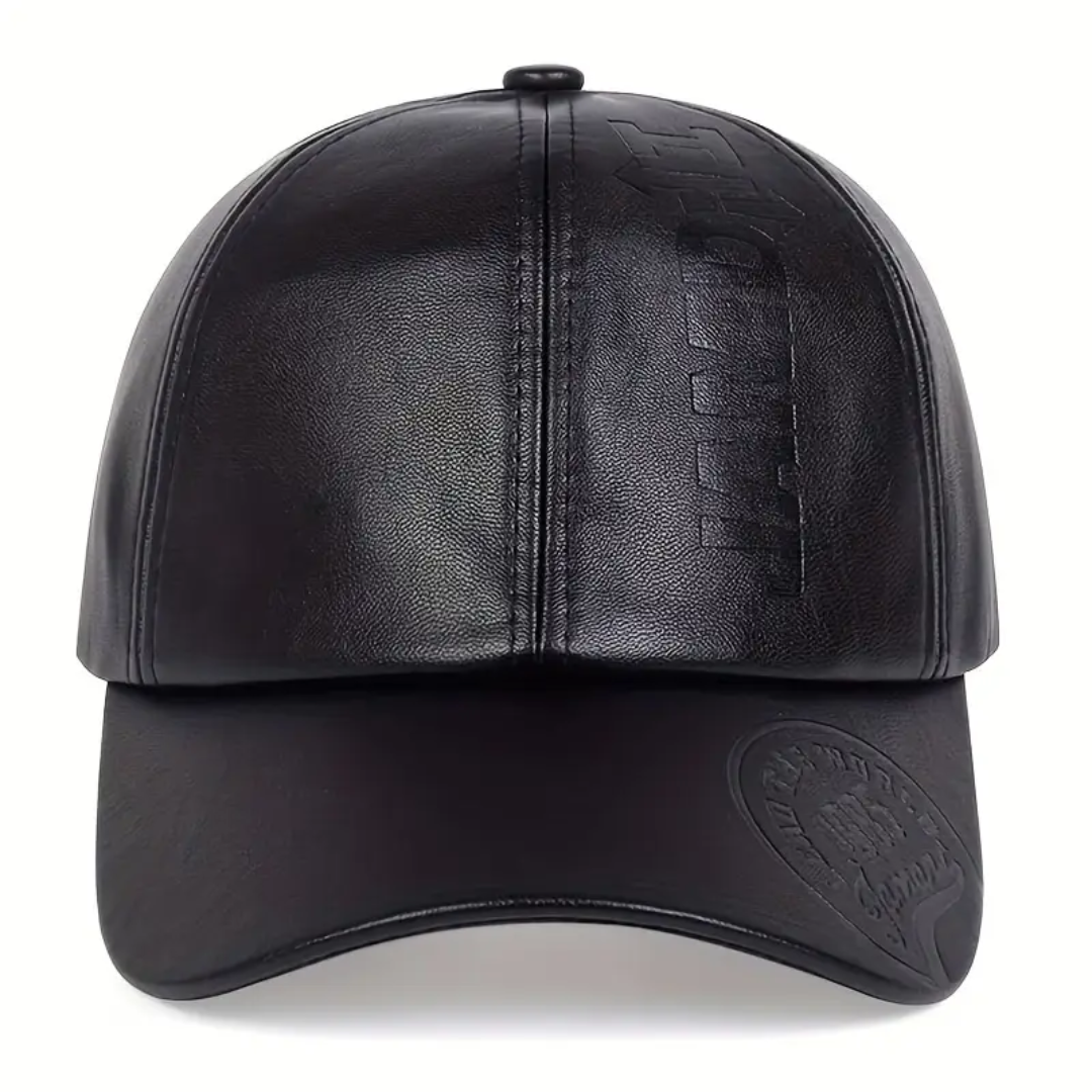 Daniel - Classic Leather-Style Baseball Cap for Men