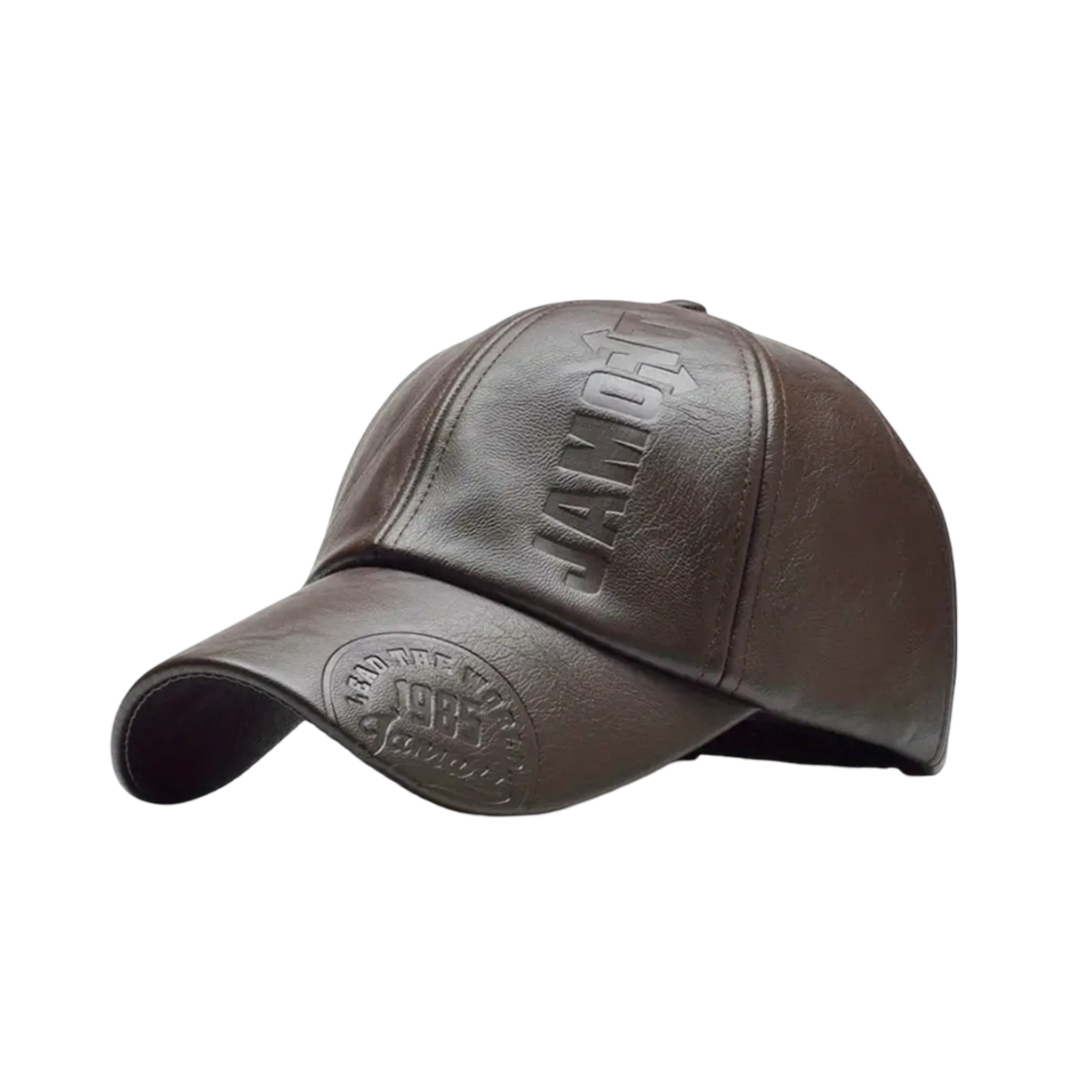 Daniel - Classic Leather-Style Baseball Cap for Men